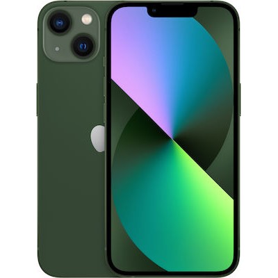 Apple iPhone 13 (4GB/128GB) Green Εκθεσιακό 89% - 92% Battery (Protective Glass + Premium Silicone Case)